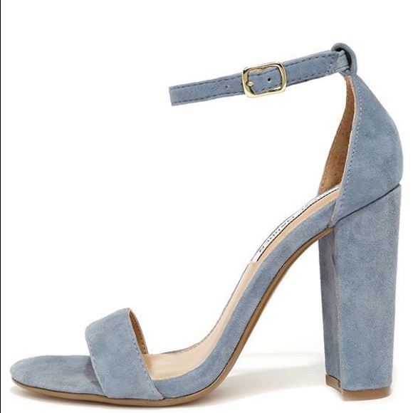 steve madden blue suede sandals